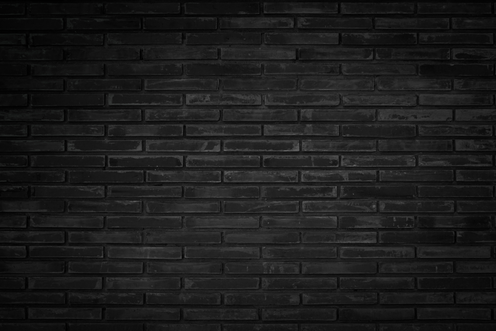 Abstract dark brick wall texture background pattern, Wall brick surface texture. Brickwork painted of black color interior old clean concrete grid uneven, Home or office design backdrop decoration.